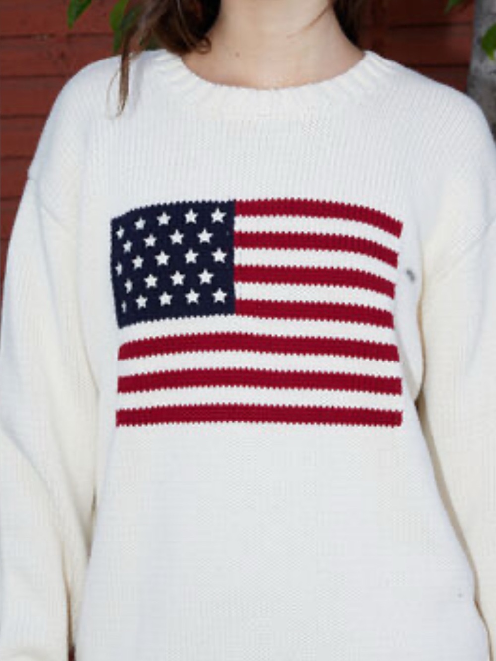 American Flag Sweater